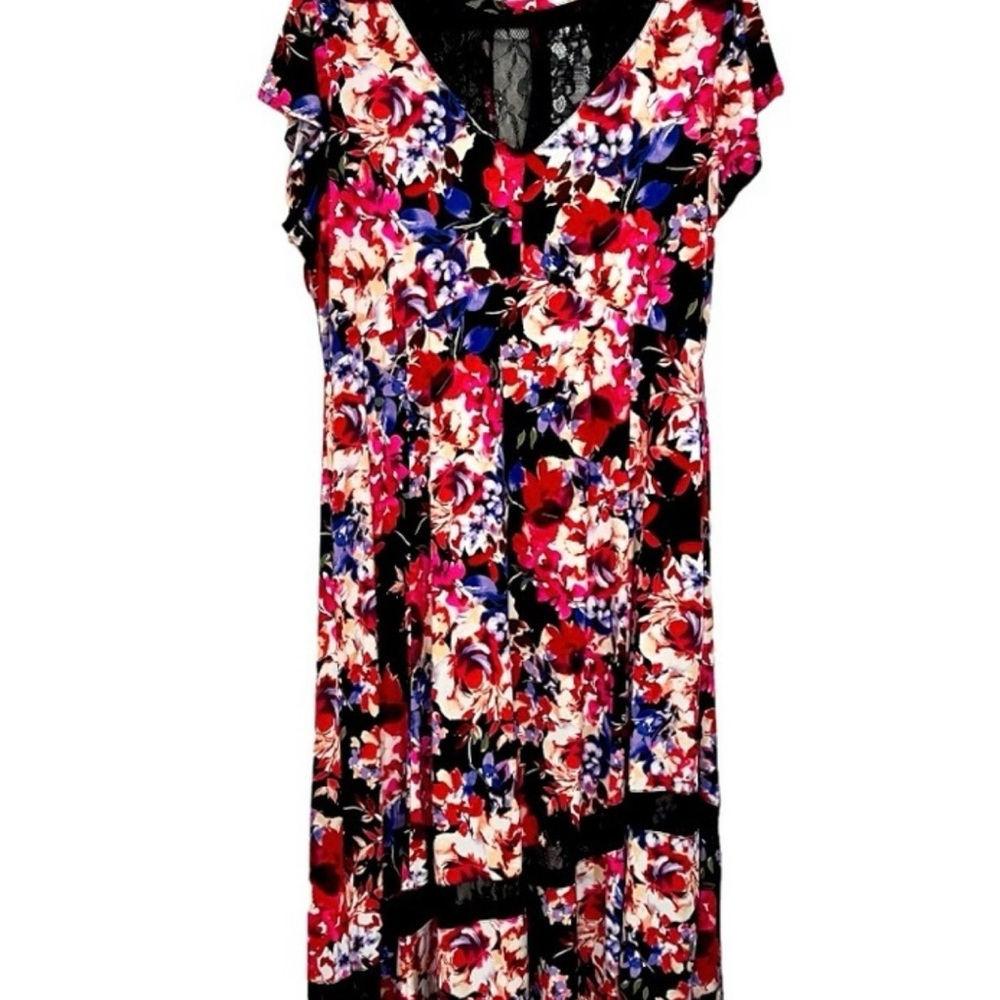 Floral Black Dress - Picture 3 of 7